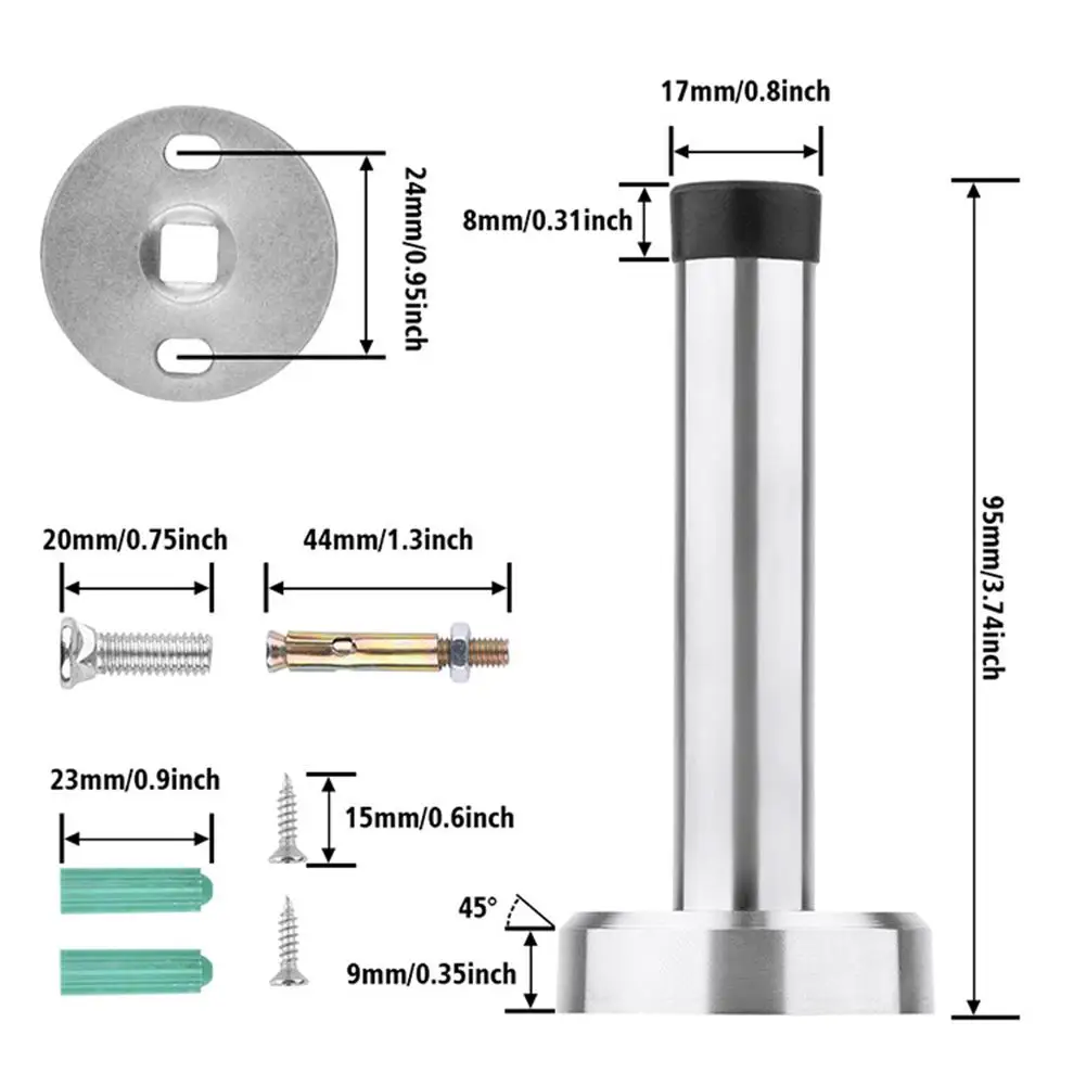 Противоударная стеклянная дверь из нержавеющей стали для ванной комнаты