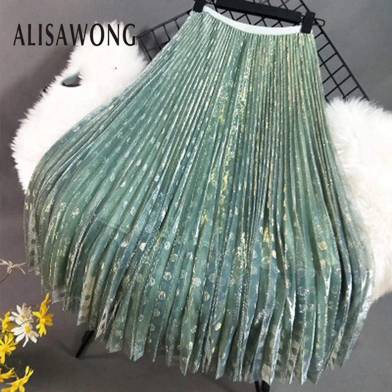 Модная женская повседневная одежда длинная юбка 2019 новая весенне-осенняя