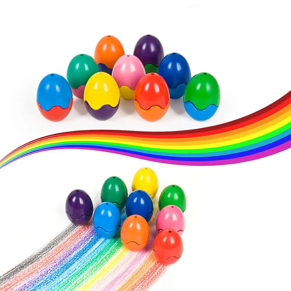 Мелки для детей ясельного возраста мелки рук 9 цветов нетоксичные краски яйцо