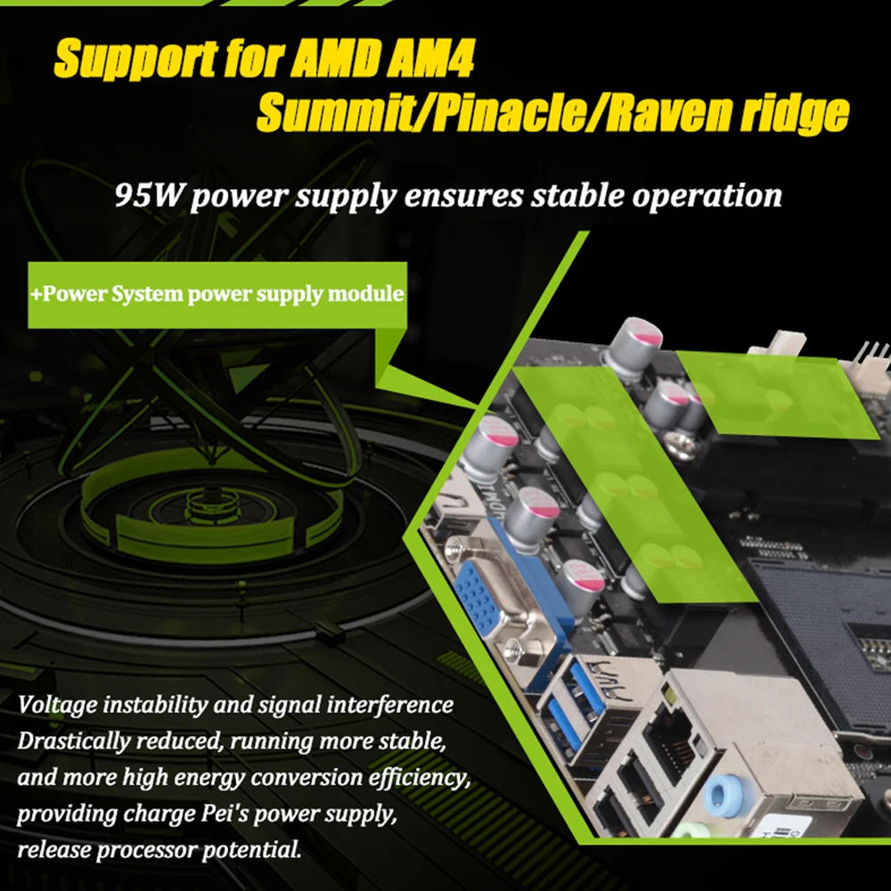 MAXSUN am4 Challenger a320m - VH R2.0 AMD Материнская плата mATX двухканальный DDR4 1000M LAN SATA3.0 USB3.1 VGA HDMI