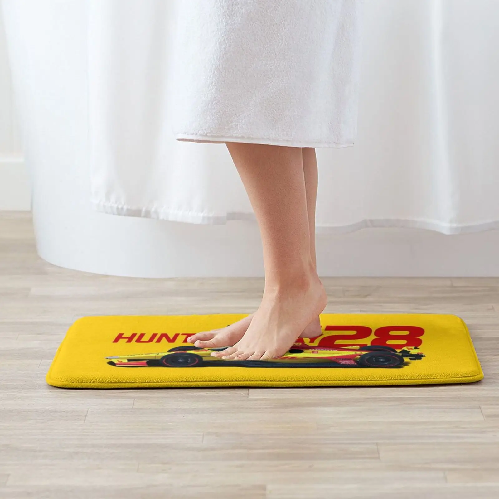 Rhr 2020 (Red Text On Gold) 3D Soft Non-Slip Mat Rug Carpet Foot Pad Winner Florida Fl American America Usa Car Race Racer |