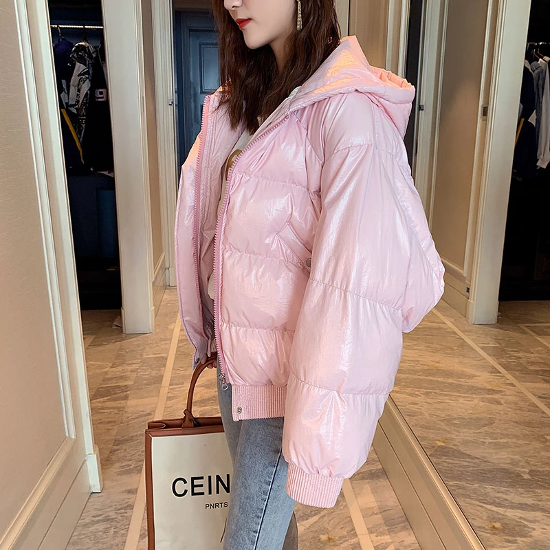 Новинка 2021 водонепроницаемая зимняя куртка Женская парка Свободное пальто с