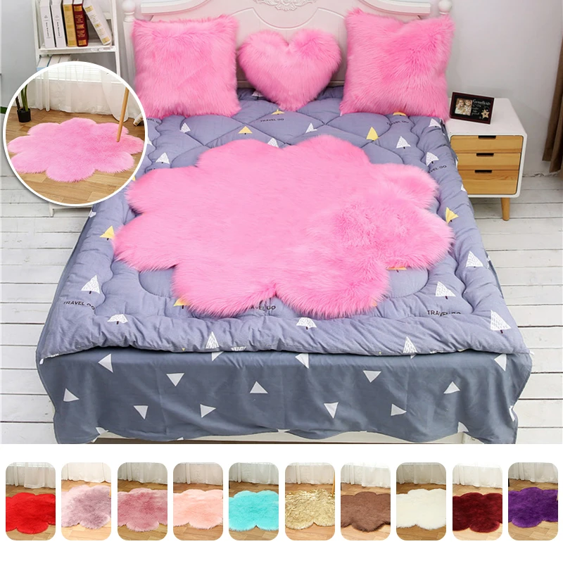

Warm Style Plush Carpet Elegant Living Home Carpet Washable Carpet Exquisite Workmanship Modern Living Home Decor