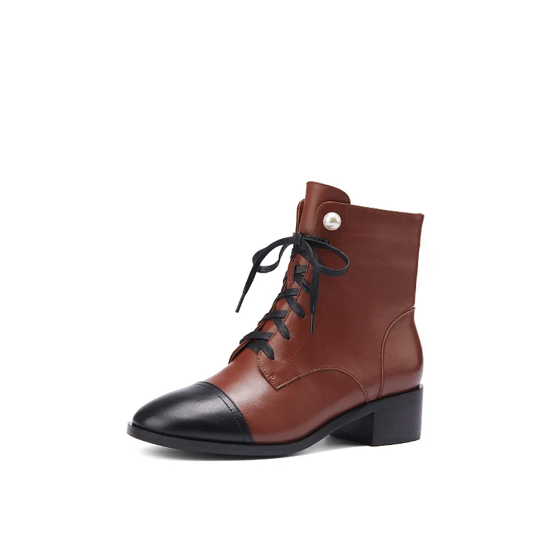 

Women Martin Boot Transparent Locomotive Boots Handsome Punk Shoes Girl Zapatillas Mujer Retro Splicing Women Chelsea Boots