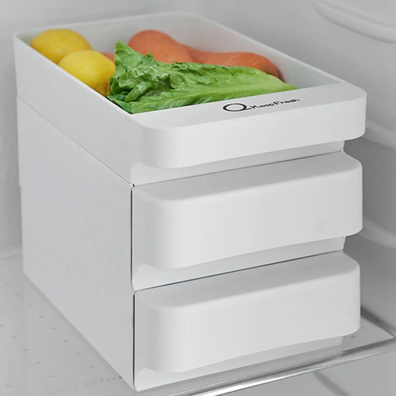 

New-Kitchen Refrigerator Three-Layer Drawer Egg Box Multi-Layered Egg Storage Box