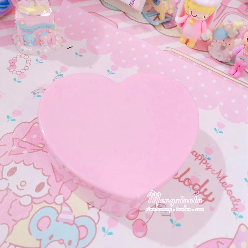 Pink Heart Round Bowknot Jewelry box Ring Earrings Necklace Bracelet Packaging Display Storage Box |