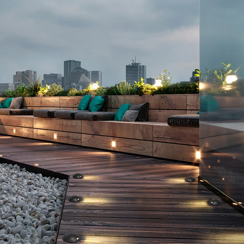 Водонепроницаемый светодиодный подземный светильник наружный ландшафтный