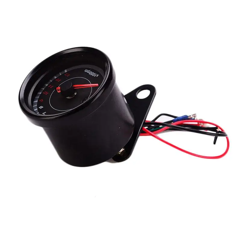 HiMISS DC 12V Мотоцикл Тахометр модифицированный светодиодный цифровой дисплей