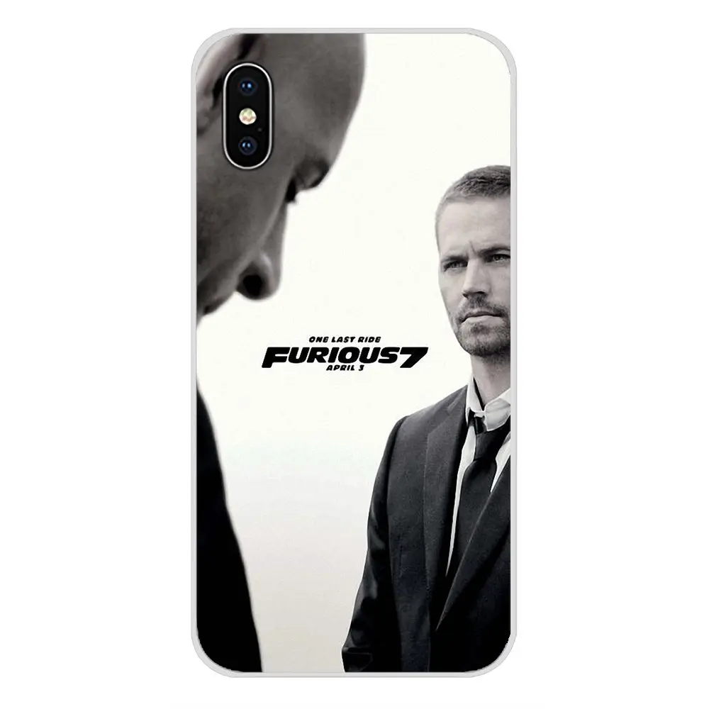 Форсаж Moive 7 прозрачные мягкие чехлы для Apple iPhone X XR XS 11Pro MAX 4S 5S 5C SE 6S 8 Plus ipod touch 5 6 |