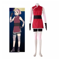 japanese anime free shipping the last naruto the movie haruno sakura cosplay costume unisex clothing customize