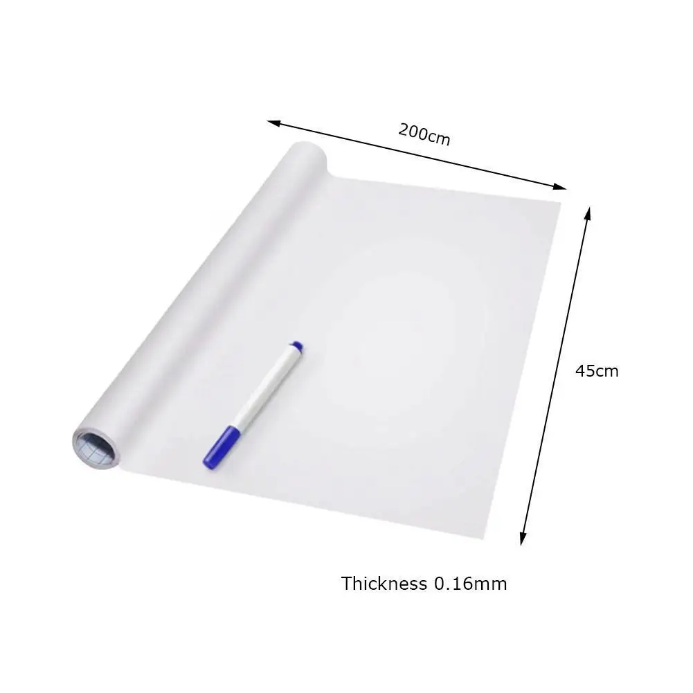 PVC Waterproof Blackboard Sticker Wallpaper Decor Movable Graffiti Wall Kid With Art Chalkboard Board Writing White Pen Sti C8T2 |