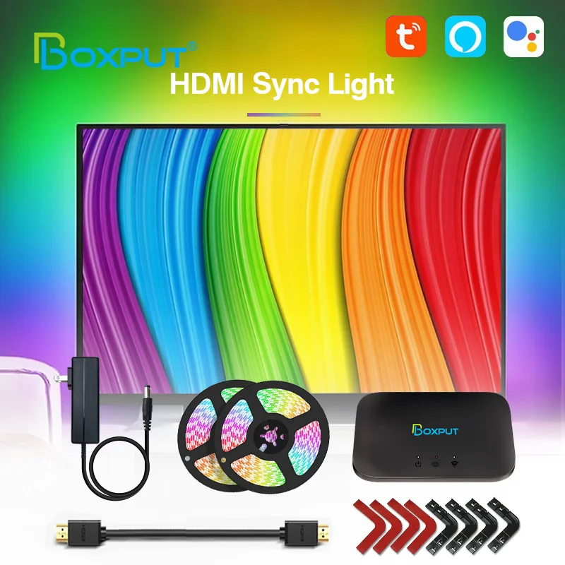 Окружающая подсветка для телевизора компьютера задняя синхронизация световой