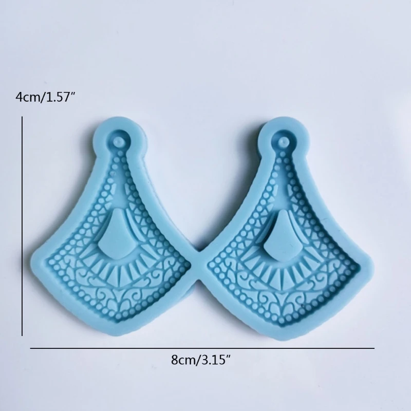 

12Pcs Ear Dangle Epoxy Resin Mold DIY Crafts Jewelry Necklace Casting Tool Earrings Pendant Silicone Mould