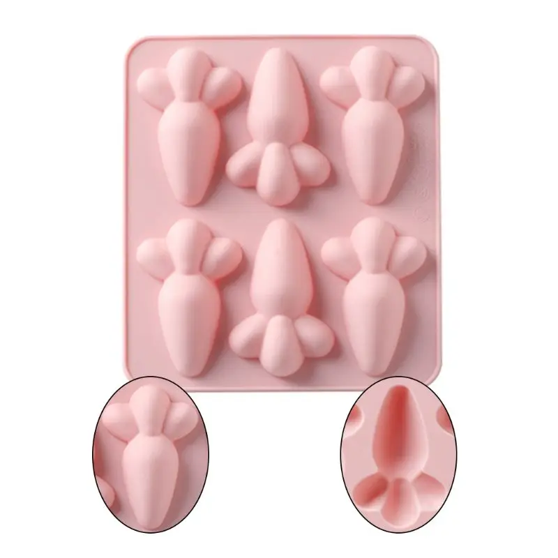 Симпатичная форма для торта в форме моркови антипригарная посуда выпечки кексов гаджеты выпечки|Формы