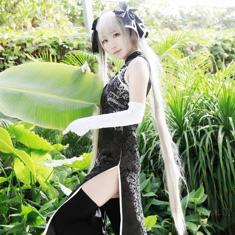 Женский костюм для косплея Yosuga no Sora традиционный китайский чонсам светлый