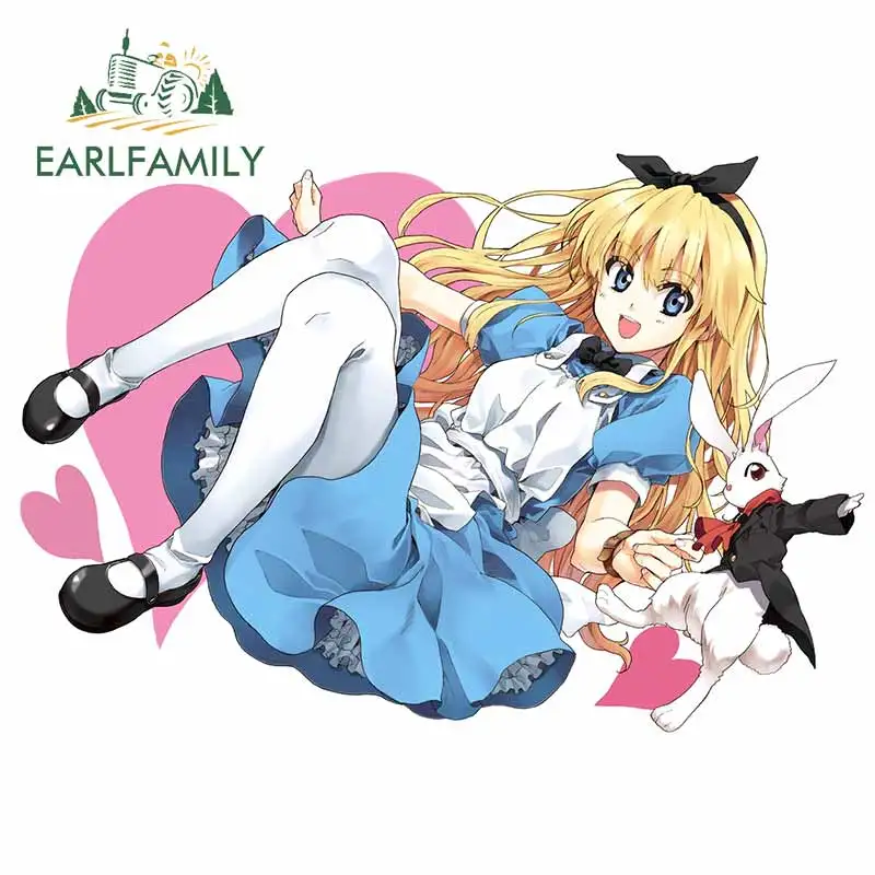 

EARLFAMILY 13 см x 9 см для мультфильмов, «сделай сам», наклейки на окна автомобиля, холодильника, граффити, водонепроницаемая графика для JDM SUV RV