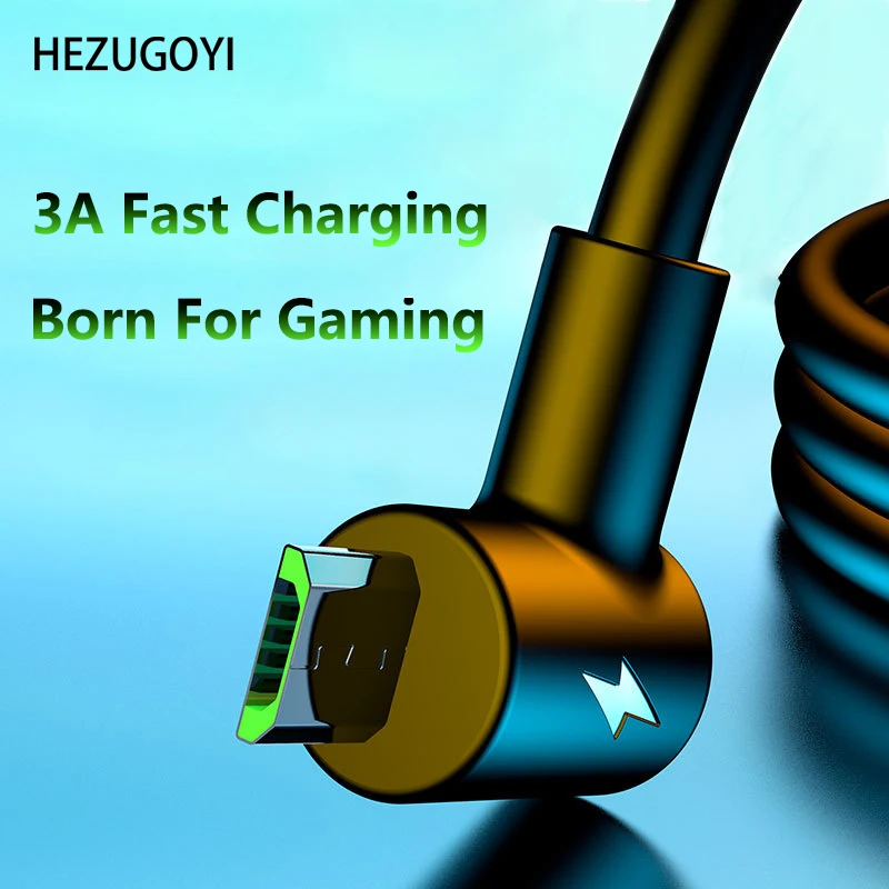 Кабель Micro USB 90 градусов для быстрой зарядки и синхронизации данных кабель Samsung s7