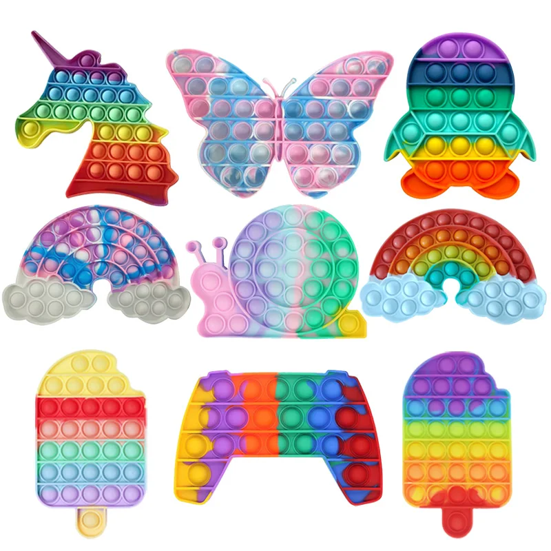 

Воздушный шар с эффектом пузырьков, цветные игрушки-антистресс для детей