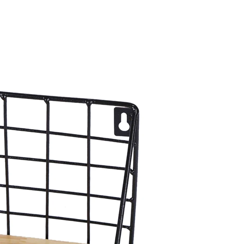 

Big deal Floating Shelves Wall Mounted Rustic Wood Wire Frame Hanging Shelf for Bedroom Bathroom Living Room Kitchen Office