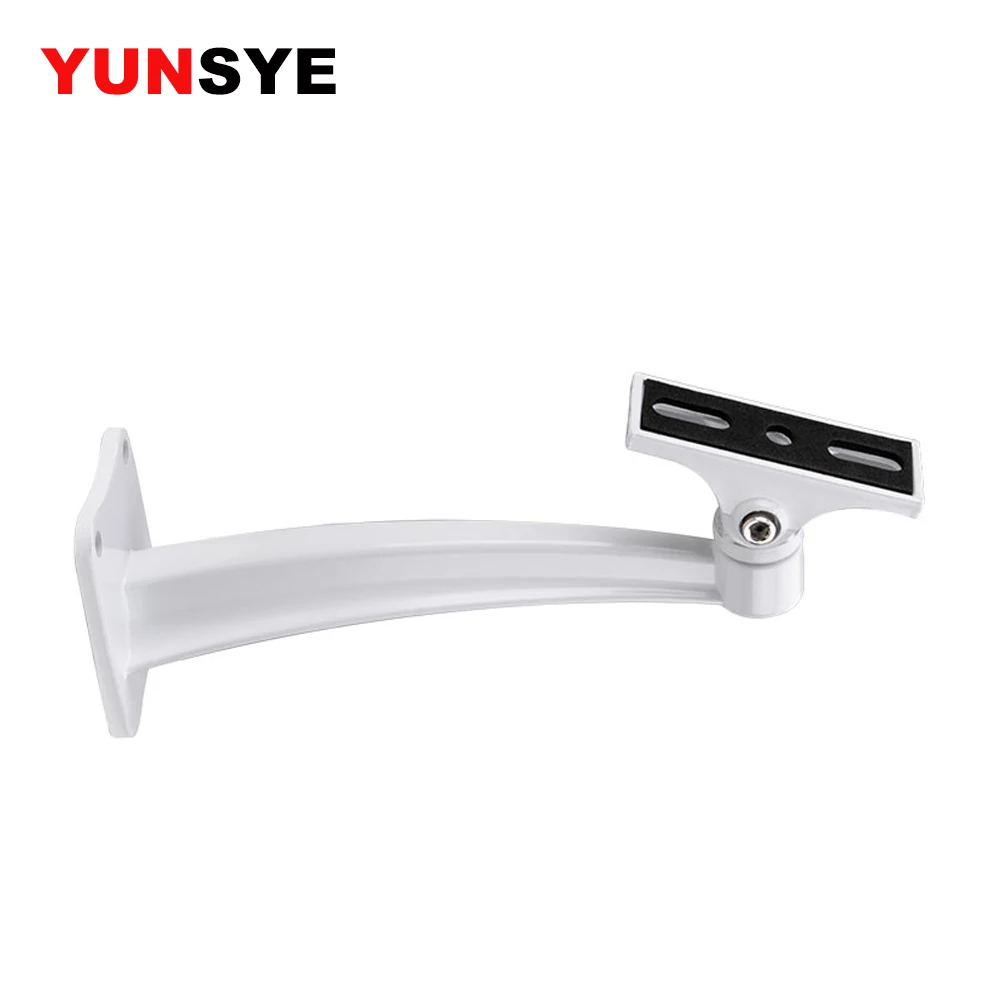 

YUNSYE CCTV Camera Mounting Bracket Aluminum Video Surveillance Wall Mount Bracket Camera Side Mount Bracket Wall Mount Bracket