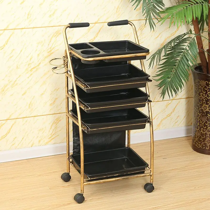 

Hairdressing cart hair salon stroller hairdressing tool car beauty cart barber shop stroller hairdressing bar table