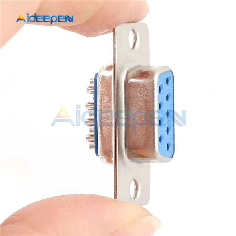 10 шт./лот DB9 9-контактный разъем гнездо/штекер адаптеры пластиковый | Обустройство