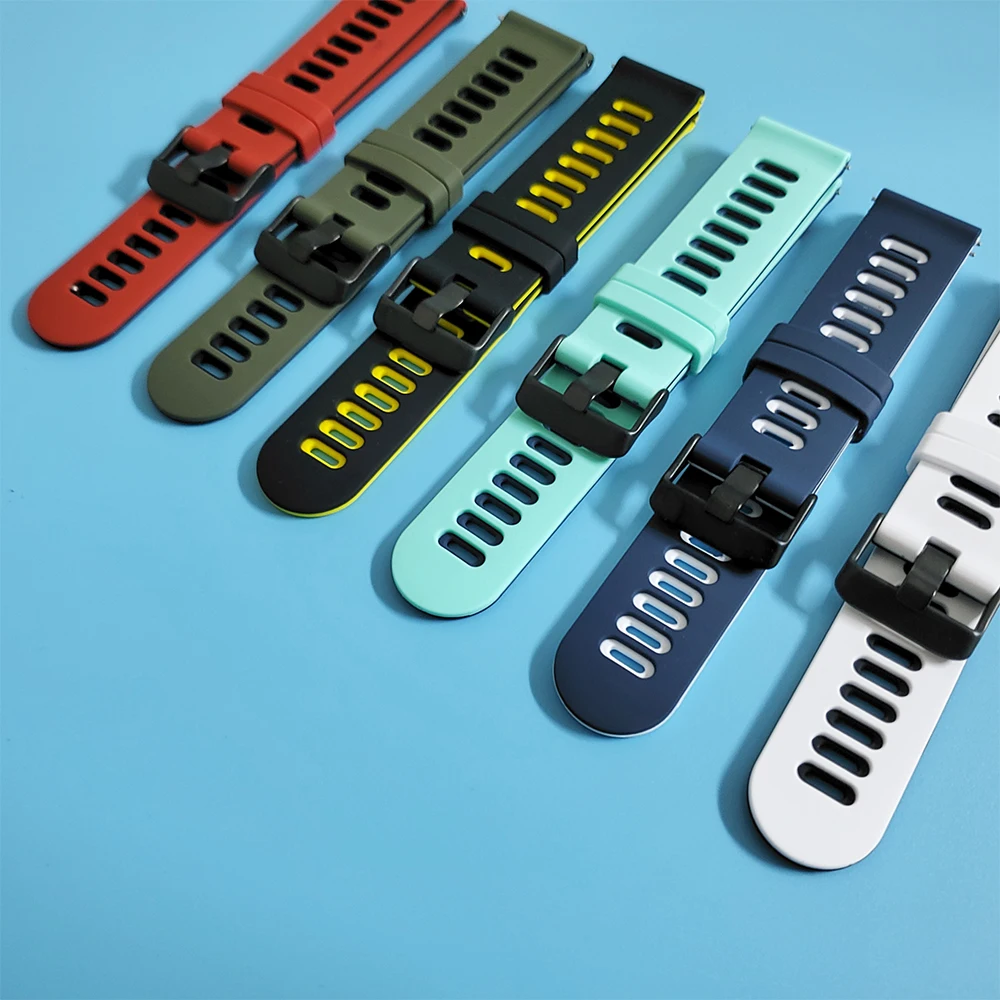 

High quality Hit color silicone Band For HUAWEI WATCH GT 2 42mm Strap Wristband GT2 42 Classic/Sport Edition Bracelet Watchband