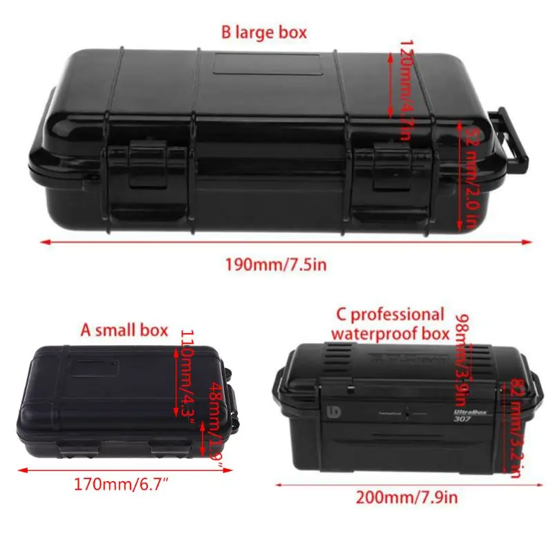 

Waterproof Shockproof Box Phone Electronic Gadgets Airtight Outdoor Case
