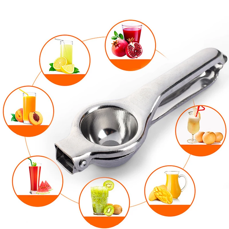 lemon Squeezer Stainless Steel Manual Juicer Processor Kitchen Accessories Juice Fruit Pressing Citrus Orange Juicer Lemon Press images - 6