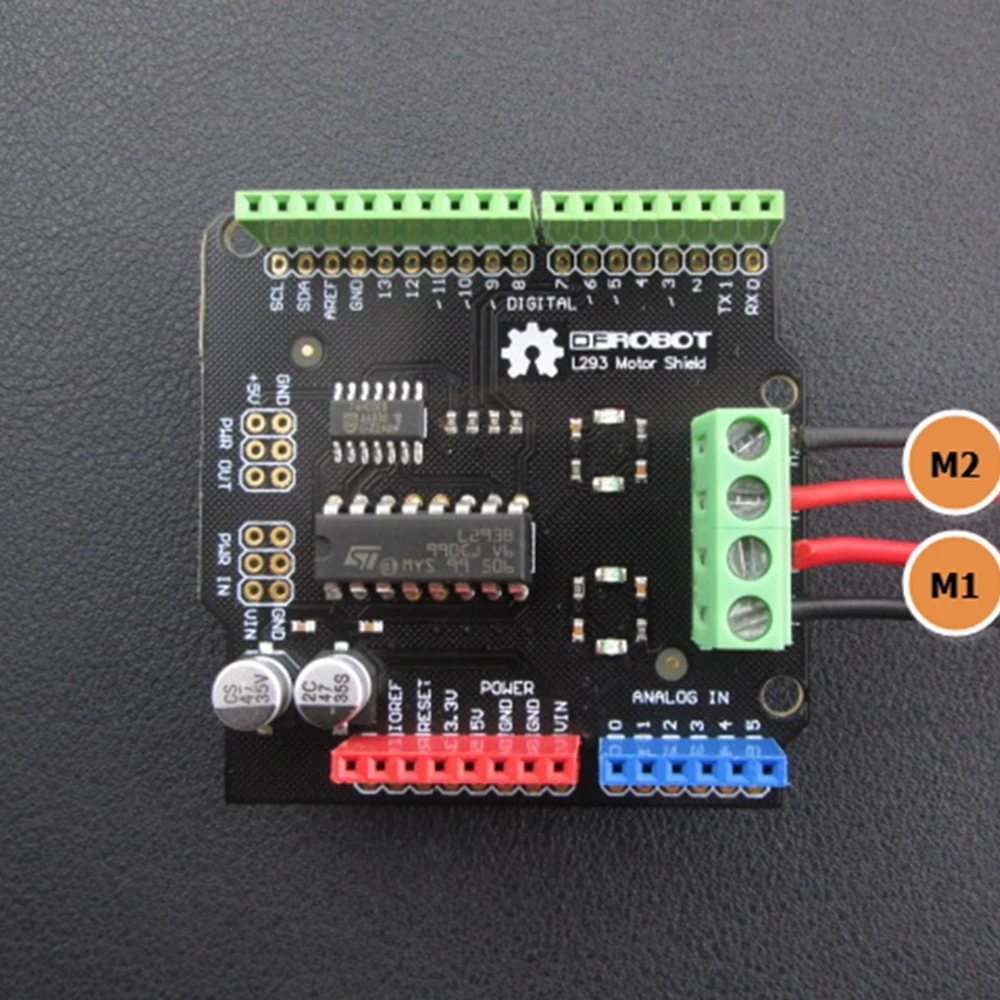 Плата расширения драйвера двигателя постоянного тока DFRobot 2x1A или 2x2A защитная L293