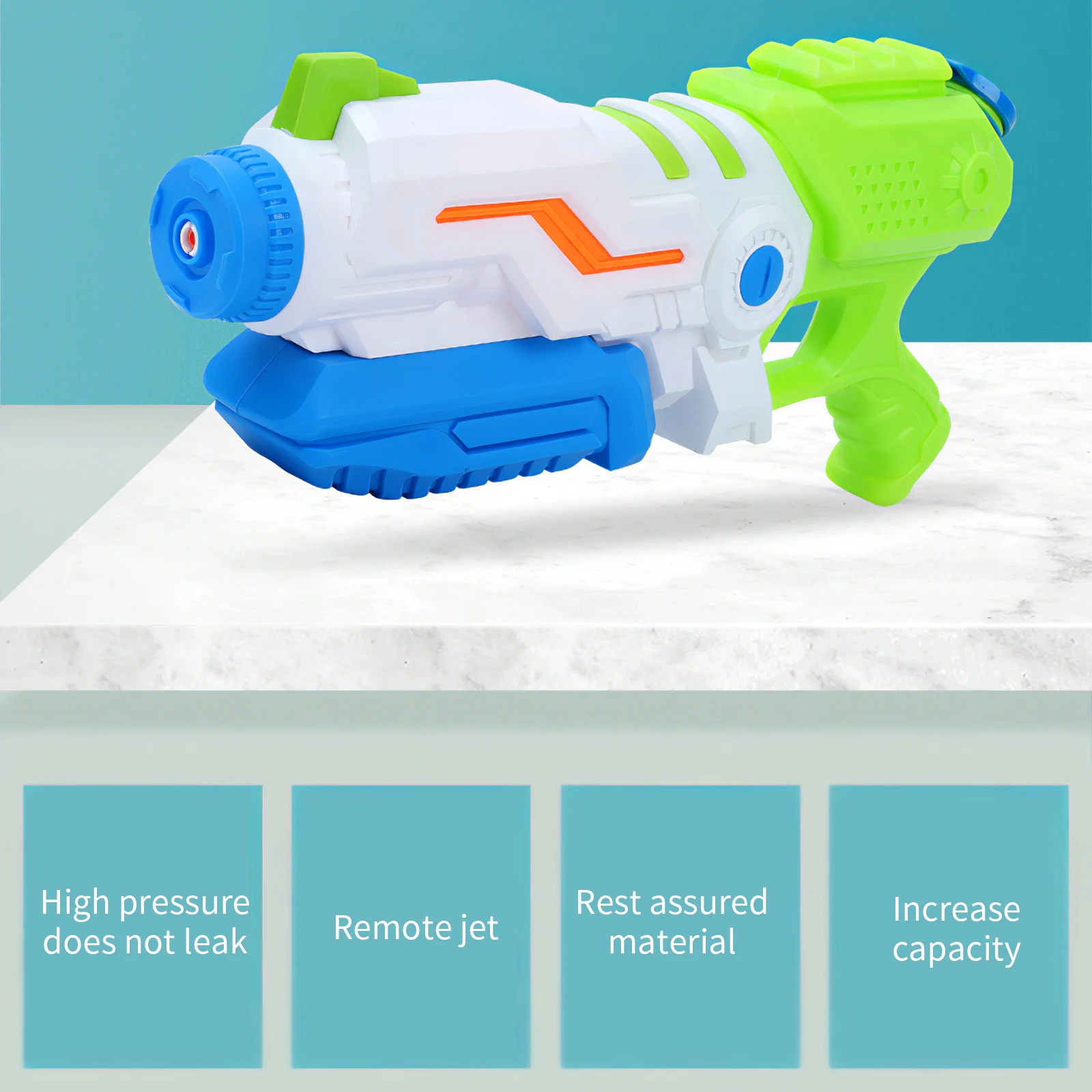 

Outdoor Beach Child Squirt Gun Toys Kids Summer Beach Water Soaker Seaside Comfortable Square Drifting Water Pistol Squirt Toys