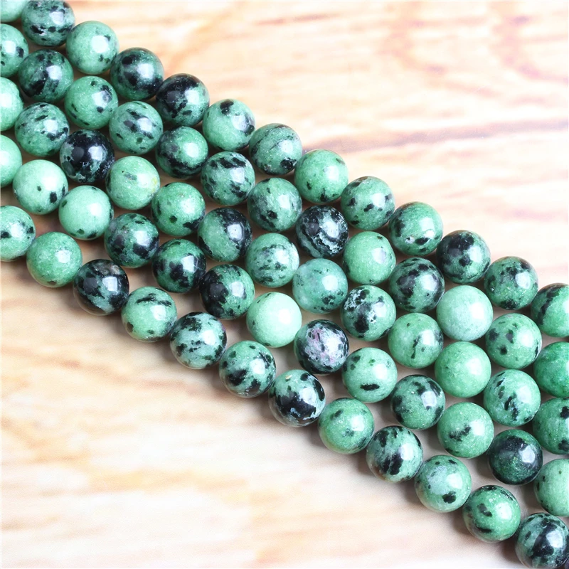 

6/8/10mm Natural Stone Beads Matte Lava red and green jewelry Loose Stone Round Beads For DIY Jewelry Bracelet Necklace Make