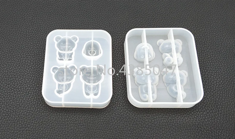 Различные медвежьи сахарные формы эпоксидная смола Ювелирная форма для