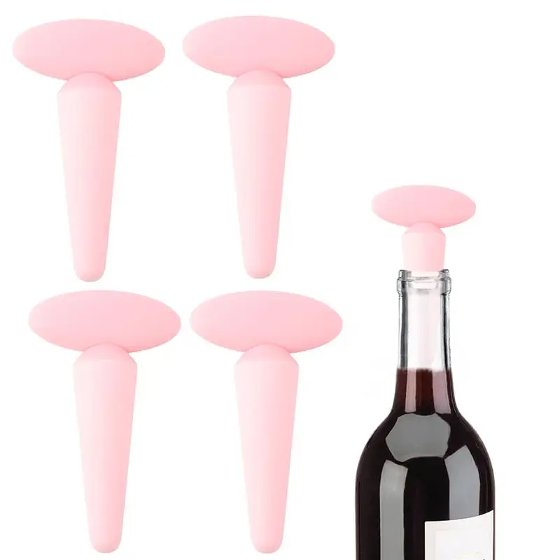 4 шт. силиконовые пробки для бутылок вина экологически чистые крышки пива и