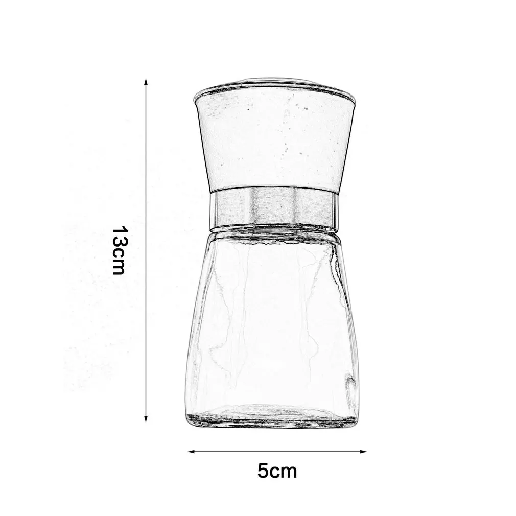 

Pepper Grinder Salt Shaker for Professional Chef Best Spice Mill with Brushed Stainless Steel Pepper Mill Kitchen Cooking Tools