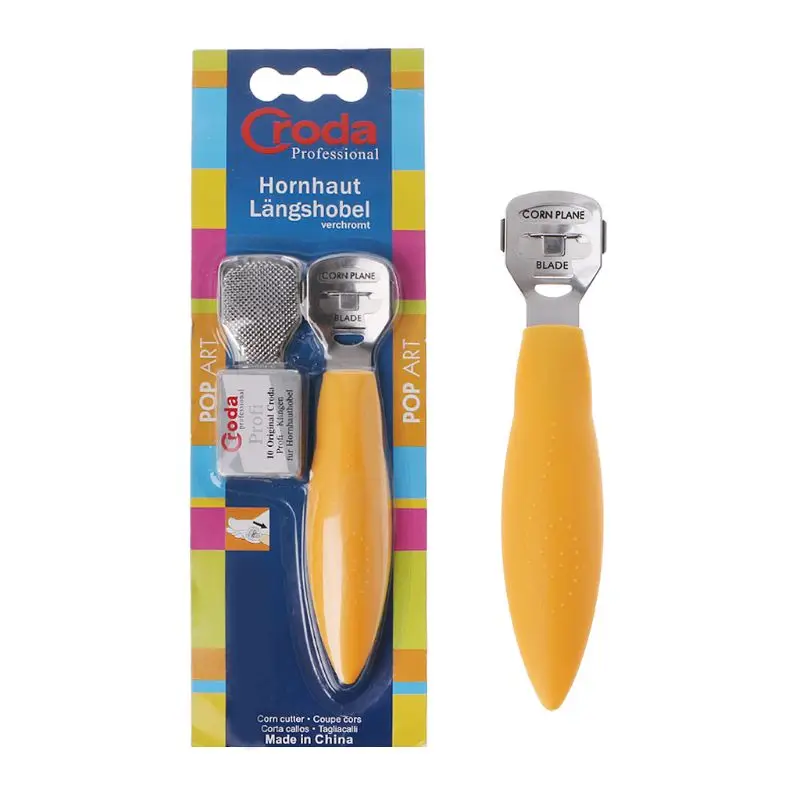 

Pedicure Callus Shaver Foot Hard Tough Skin Corn Remover Cutter Razor & 10 Blade