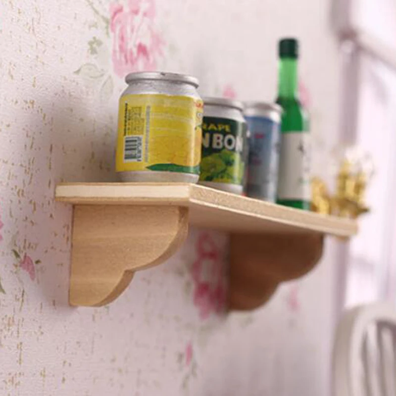 Деревянная настенная полка для кукольного домика в масштабе 1:12 | Игрушки и хобби