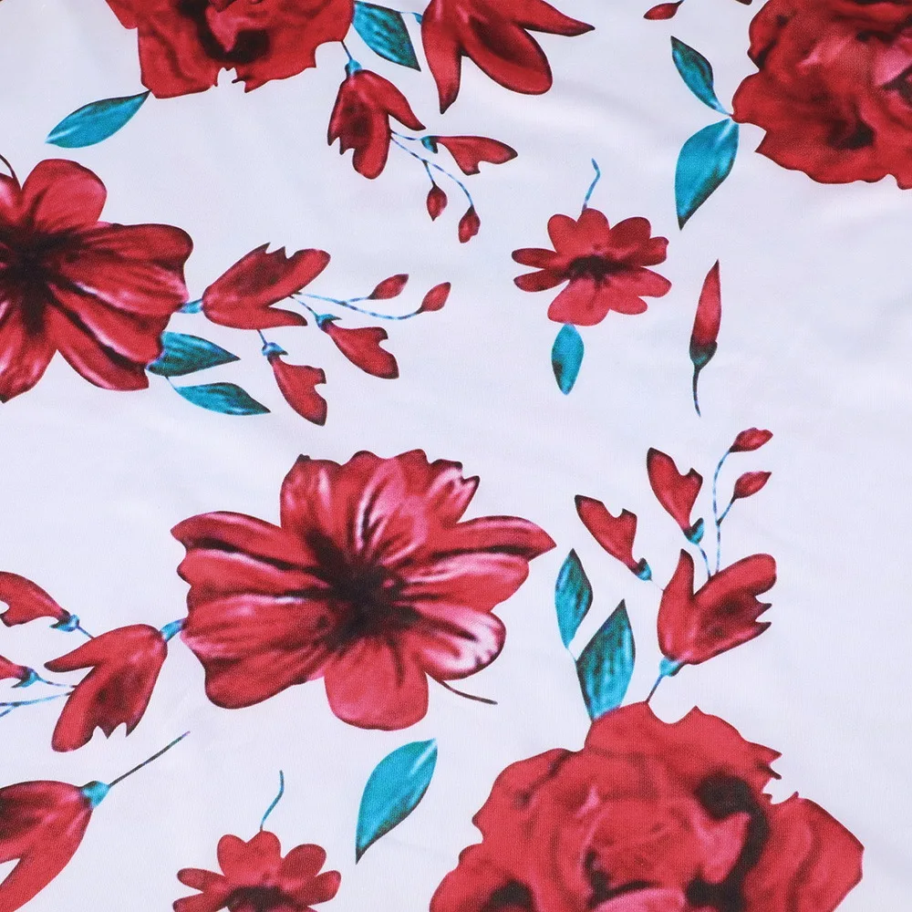 

2021 Women Sexy Tie Front Strapless Party Dress Elegant Floral Print Off Shoulder Dresses Lady 2 Pc Set Slit Long Dress Vestidos