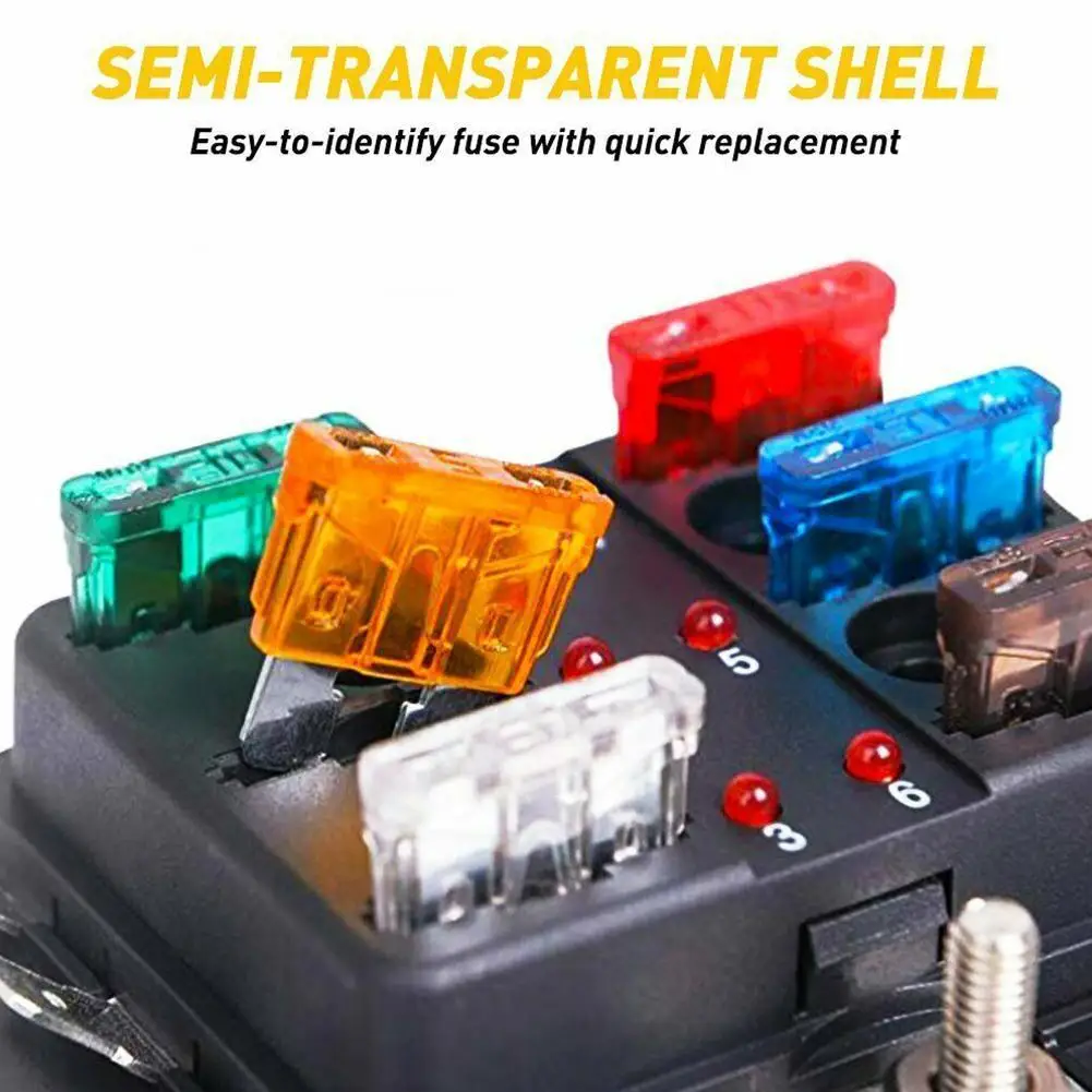 

Universal 300 PCS Car Blade Fuse Assortment Kit Auto Fuse Medium Fuse Small Truck Circuit Mixed Automotive Motorcycle With W2V2