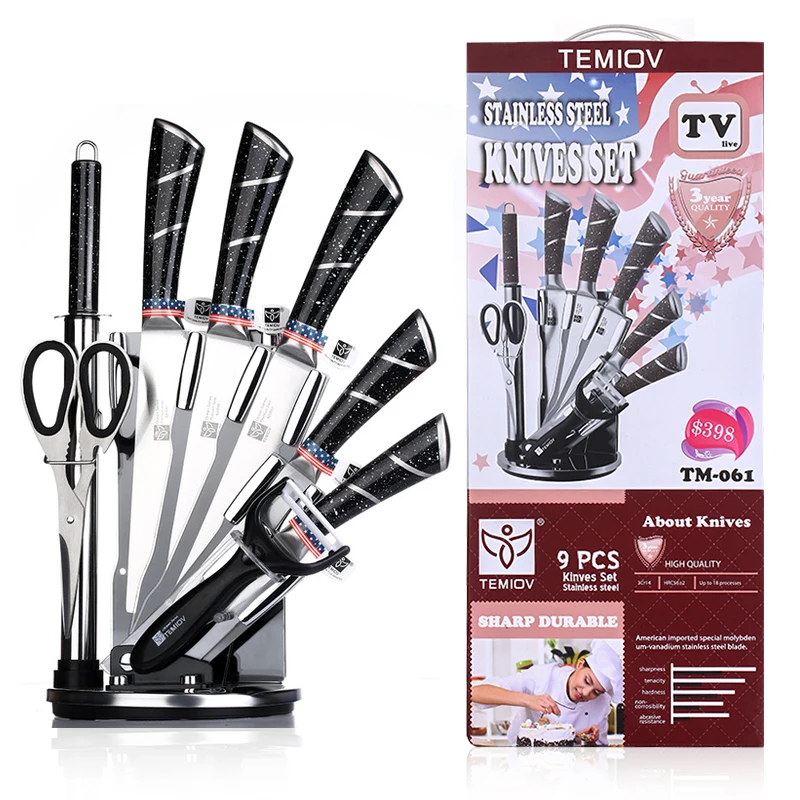 Наборы кухонных ножей Япония Кливер нарезка утилита нож для нарезки 440C из