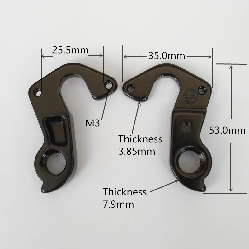 2pcs Bicycle Derailleur Hanger For Cannondale KP284 Trail SL Kids Rush 29er CAAD8 Tesoro Tango Synapse Alloy Series mech Dropout - купить по