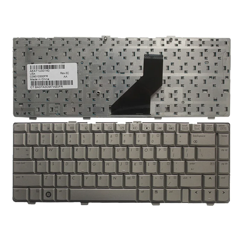 Клавиатура для ноутбука HP pavilion DV6000 DV6400 DV6500 V6010 DV6700 серебристый цвет | Компьютеры и
