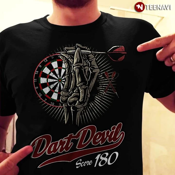 

Men T Shirt Dart Devil Score 180 Women tshirts