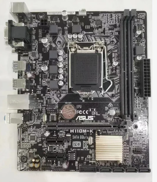 

original desktop Motherboard for ASUS H110M-K LGA 1151 DDR4 USB2.0 USB3.0 Desktop motherboard Micro ATX