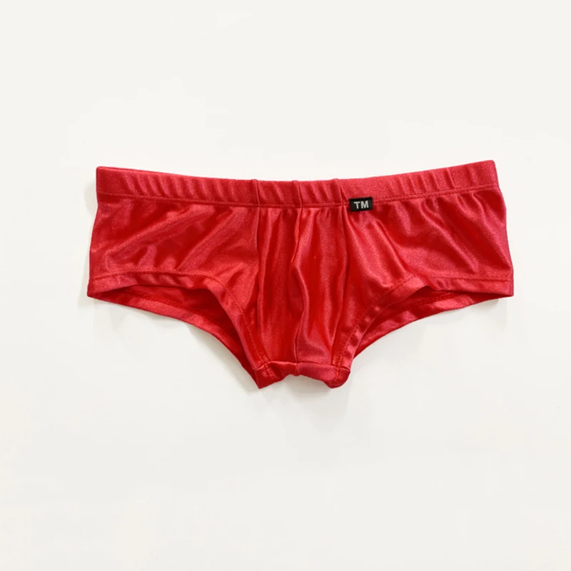 С низкой талией супер сексуальные мужские трусы боксеры огранка из эластичного