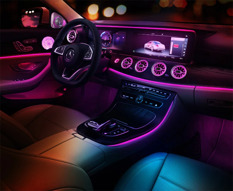 Для benz E класс W213 E200 E320 светодиодсветодиодный турбина вентиляционное отверстие