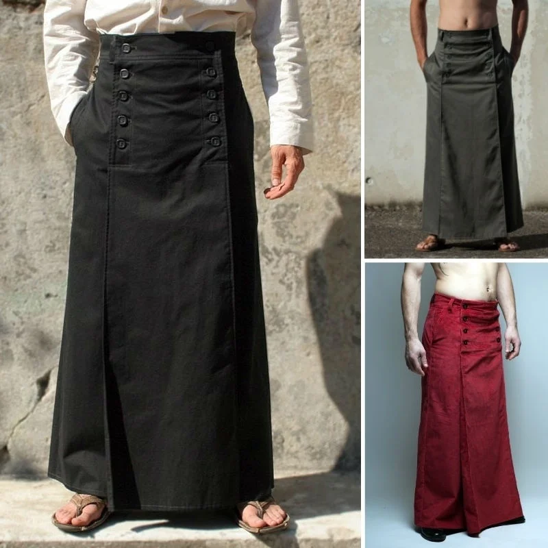 Винтажные мужские килты для боевых искусств стиль Воин килт шотландская Мода