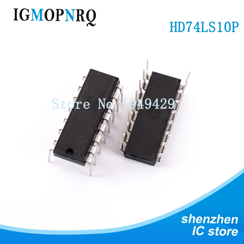 10 шт./лот Логические ворота и инверторы HD74LS10P 74LS10 DIP 14 Новинка|logic gates|p p |