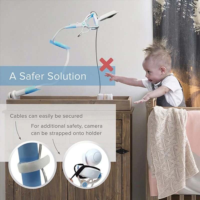 Универсальный держатель для монитора ребенка регулируемый телефона 85 см Гибкая
