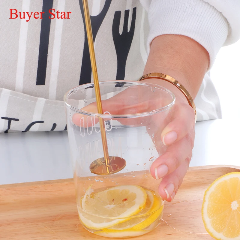 2 шт./компл. золото Нержавеющая сталь Коктейльная барная ложка долговечная